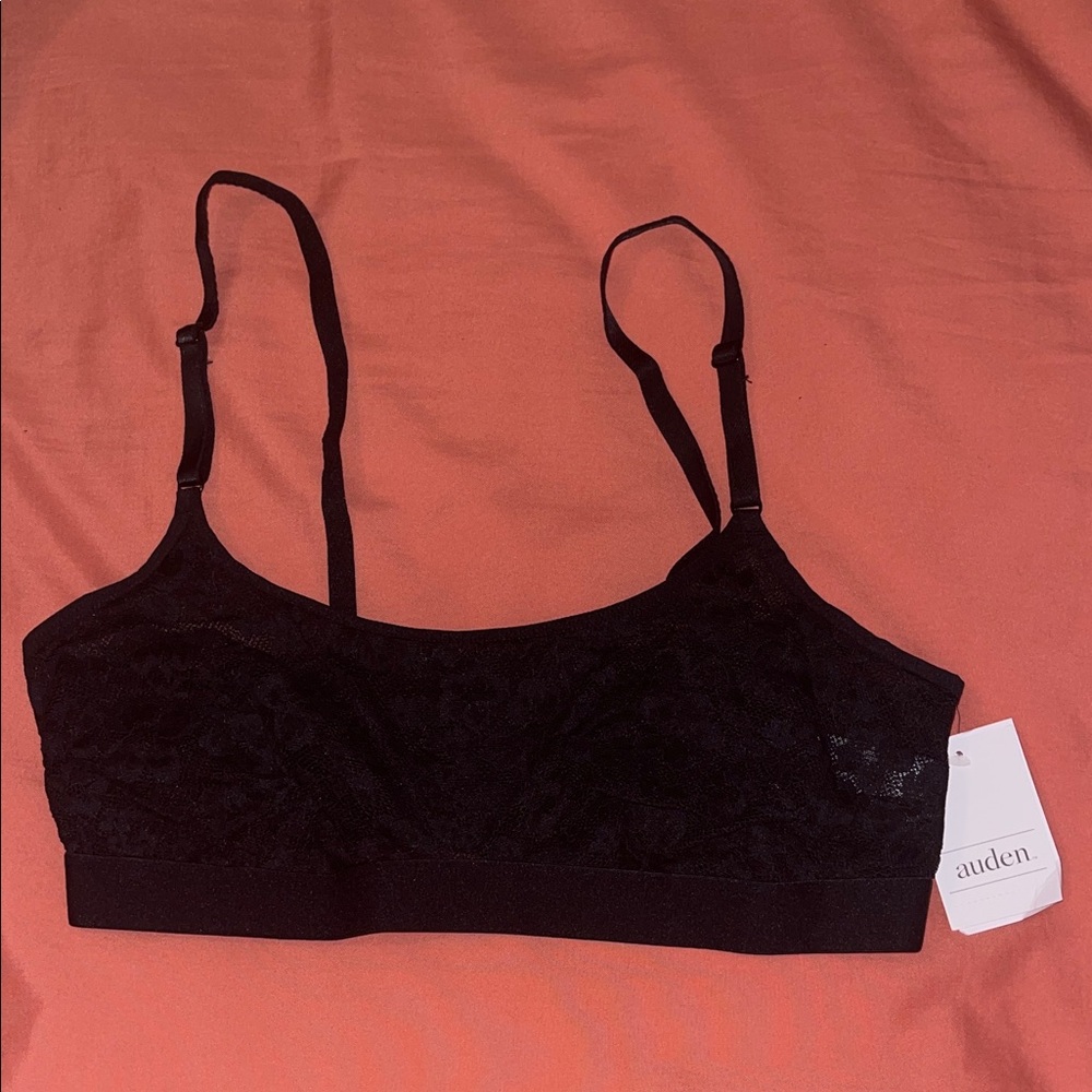 Auden Elegant Black Lace Bralette